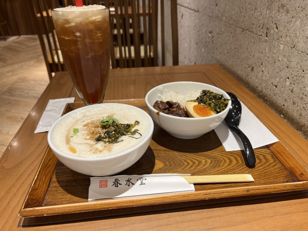 春水堂 銀座 台湾朝食セット